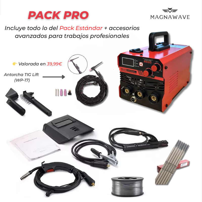 MagnPro 3X – Máquina de Soldar 3 em 1 TIG/MMA/MIG – Sem Gás, 220V, Qualidade Profissional