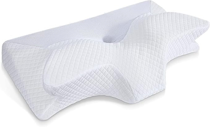 Almofada Cervical Ergonómica em Memory Foam – Suporte para Dormir